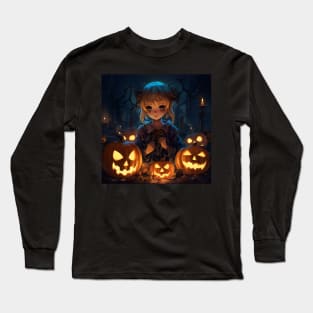 Halloween girl Long Sleeve T-Shirt